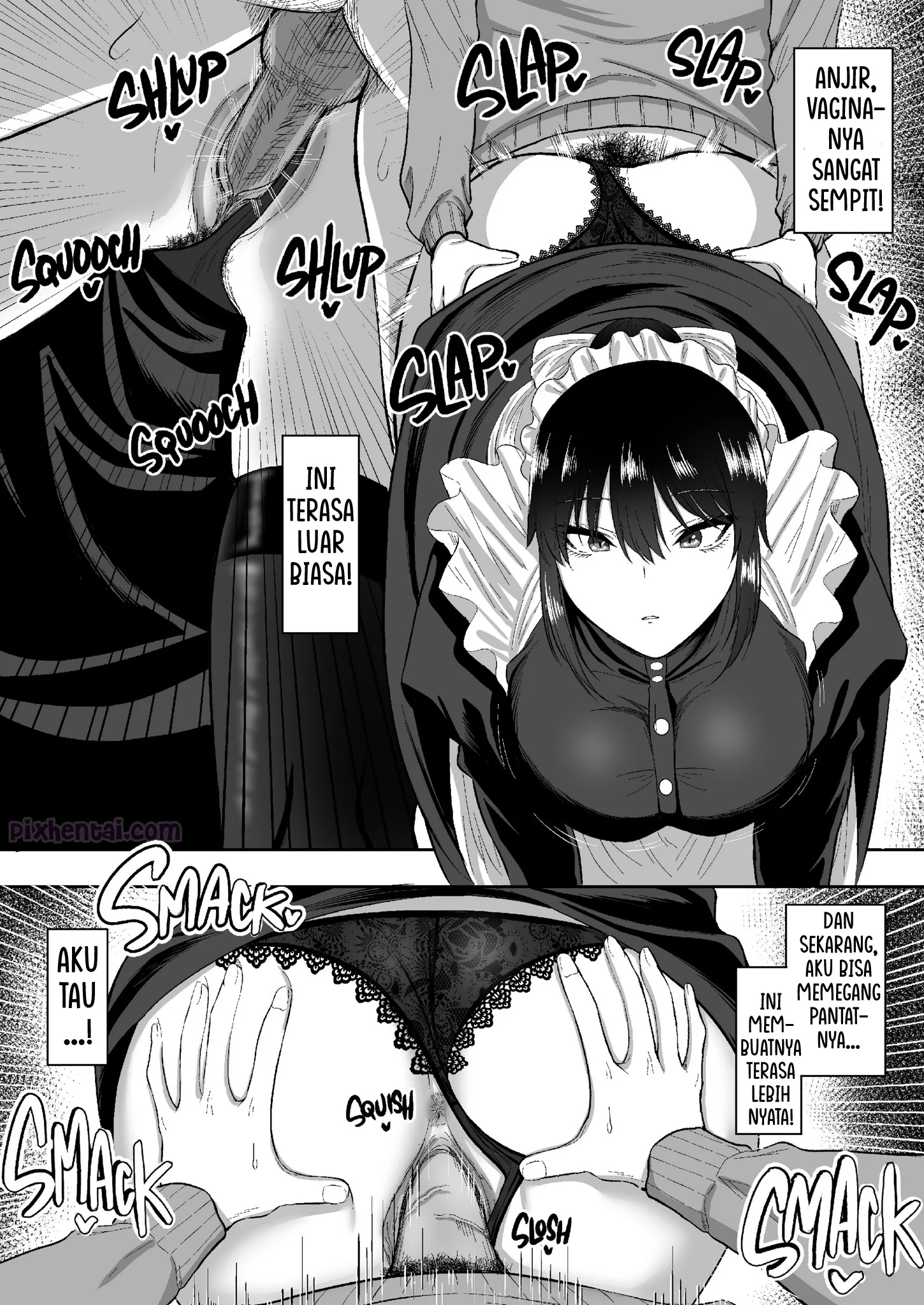 Komik hentai xxx manga sex bokep Maid no Shirasaki-san ni Gohoushi Shite Morau Hanashi 15